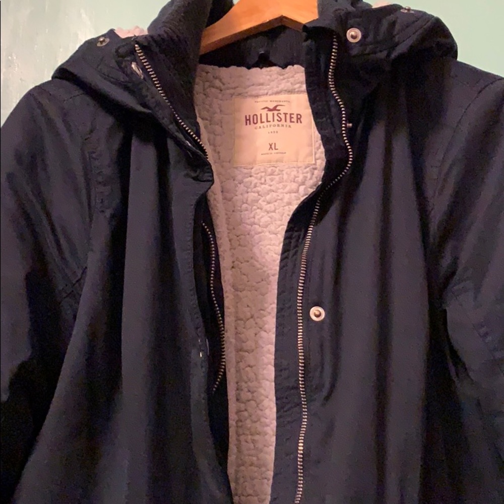 Dark blue utility jacket